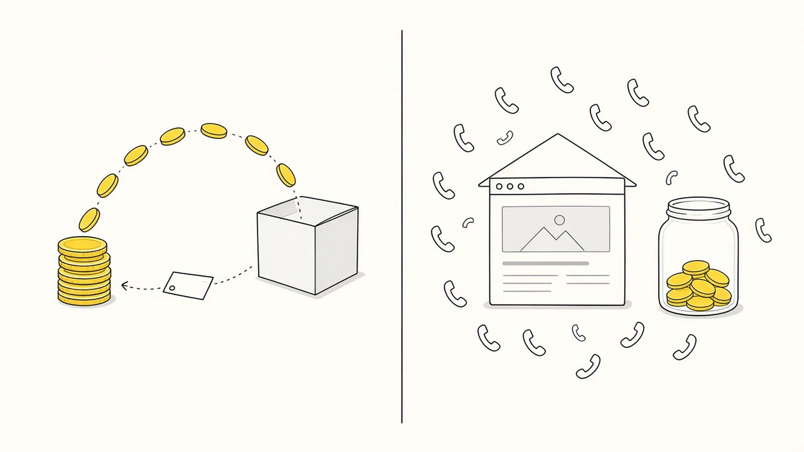 Roofing leads: bought per lead versus owned through a ranked site